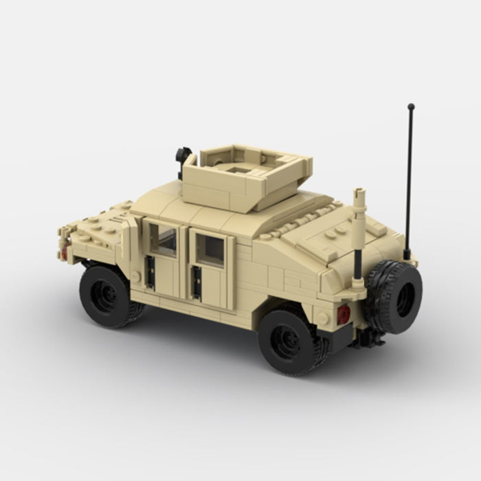 Desert HUMVEE 1 Modern Military Vehicle Building Blocks-LesDiy-Building Blocks-