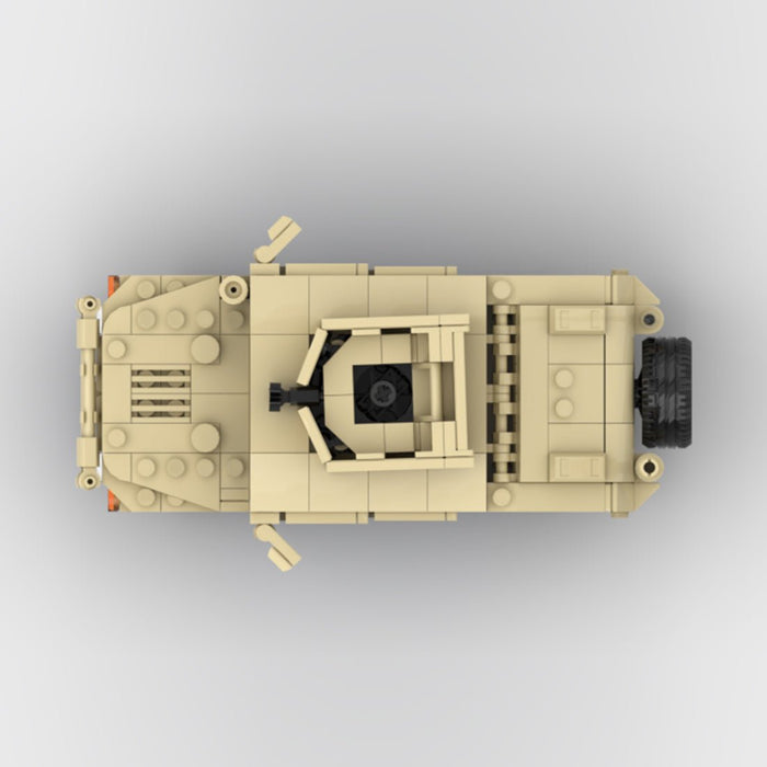 Desert HUMVEE 1 Modern Military Vehicle Building Blocks-LesDiy-Building Blocks-