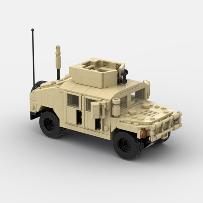 Desert HUMVEE 1 Modern Military Vehicle Building Blocks-LesDiy-Building Blocks-