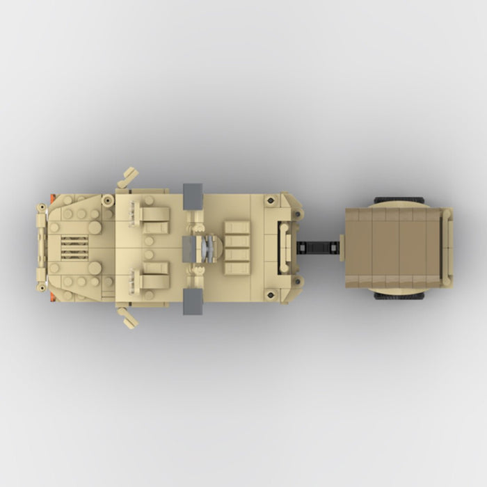 Desert HUMVEE 10 Modern Military Vehicle Building Blocks-LesDiy-Building Blocks-