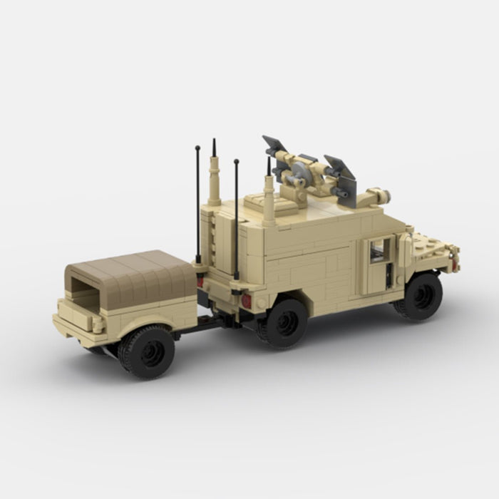 Desert HUMVEE 10 Modern Military Vehicle Building Blocks-LesDiy-Building Blocks-