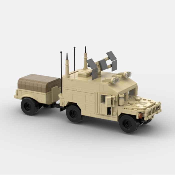 Desert HUMVEE 10 Modern Military Vehicle Building Blocks-LesDiy-Building Blocks-