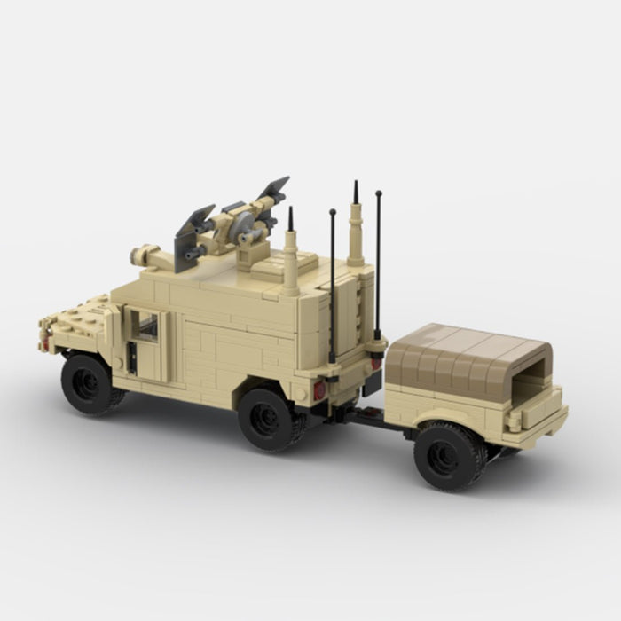 Desert HUMVEE 10 Modern Military Vehicle Building Blocks-LesDiy-Building Blocks-