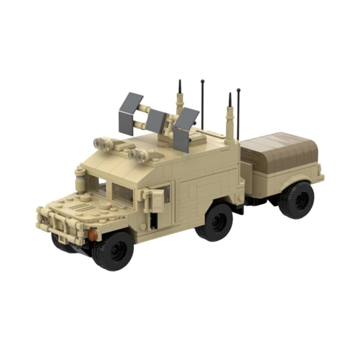 Desert HUMVEE 10 Modern Military Vehicle Building Blocks-LesDiy-Building Blocks-