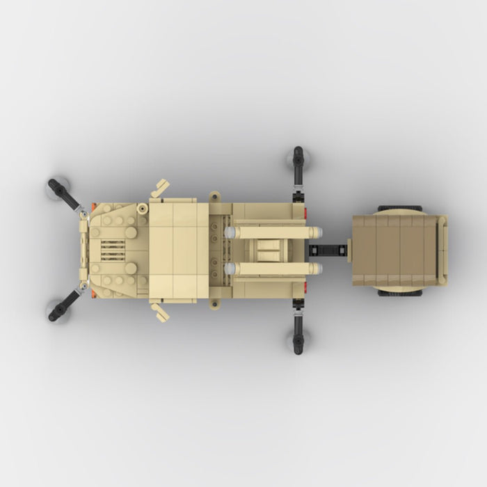 Desert HUMVEE 14 Modern Military Vehicle Building Blocks-LesDiy-Building Blocks-