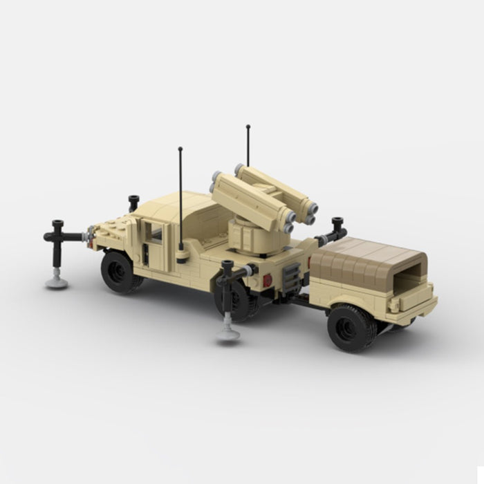 Desert HUMVEE 14 Modern Military Vehicle Building Blocks-LesDiy-Building Blocks-