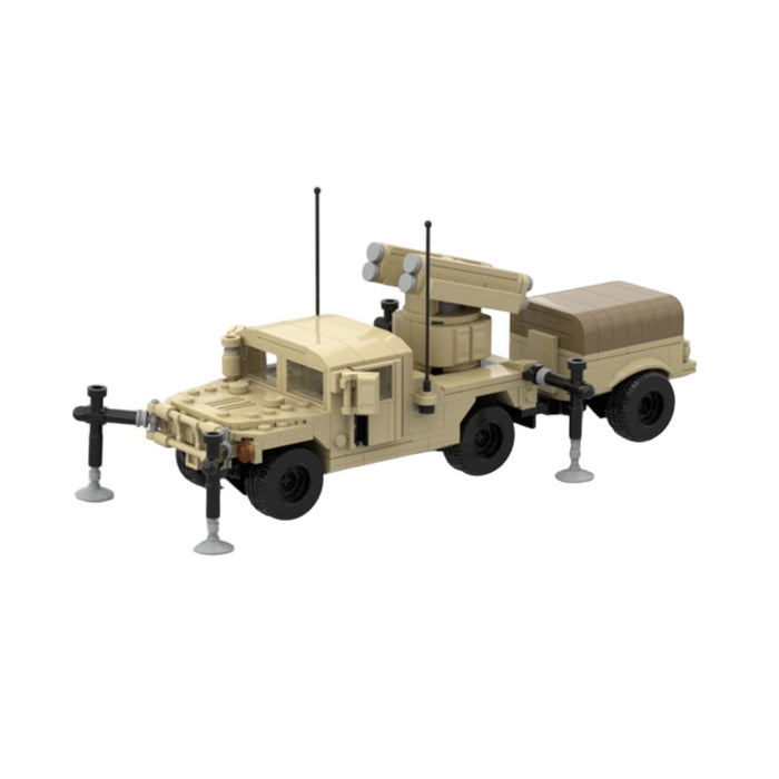 Desert HUMVEE 14 Modern Military Vehicle Building Blocks-LesDiy-Building Blocks-