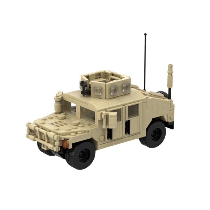Desert HUMVEE 2 Modern Military Vehicle Building Blocks-LesDiy-Building Blocks-