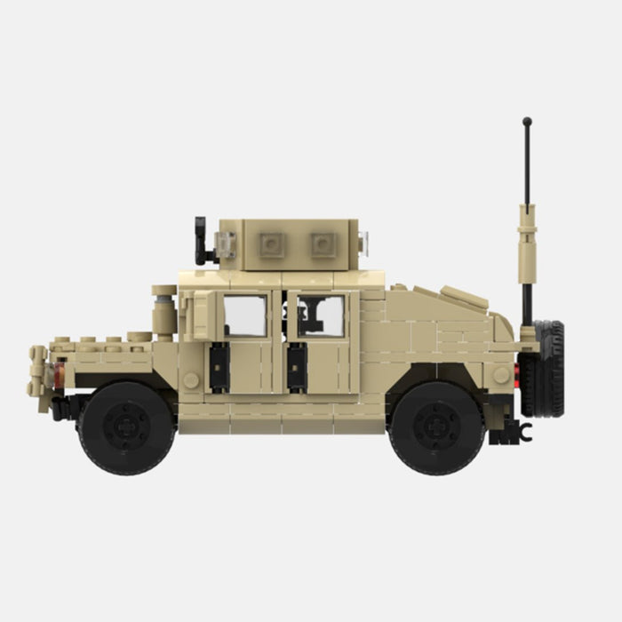 Desert HUMVEE 2 Modern Military Vehicle Building Blocks-LesDiy-Building Blocks-