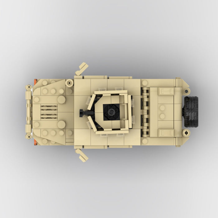 Desert HUMVEE 2 Modern Military Vehicle Building Blocks-LesDiy-Building Blocks-