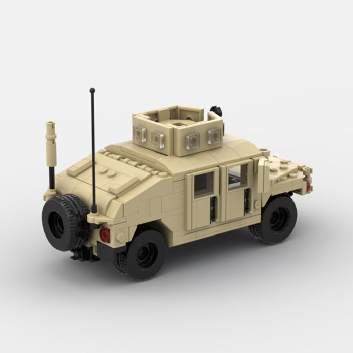 Desert HUMVEE 2 Modern Military Vehicle Building Blocks-LesDiy-Building Blocks-
