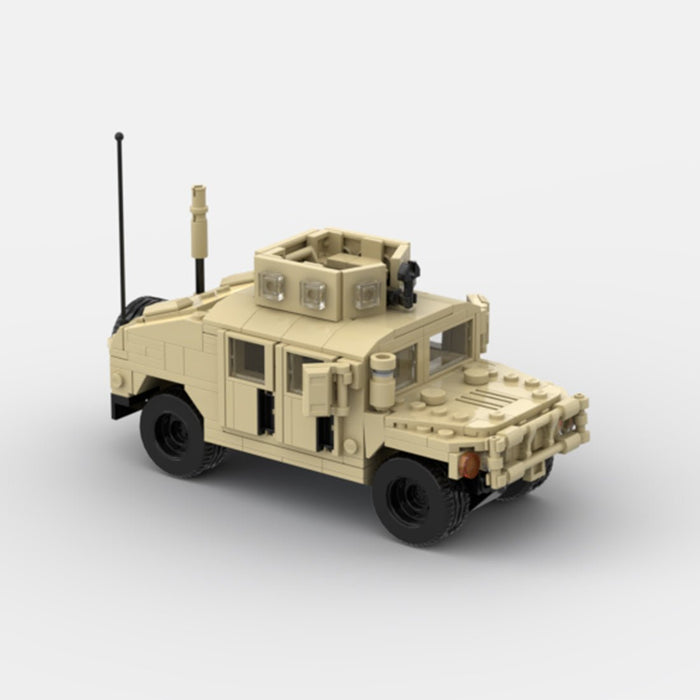 Desert HUMVEE 3 Modern Military Vehicle Building Blocks-LesDiy-Building Blocks-