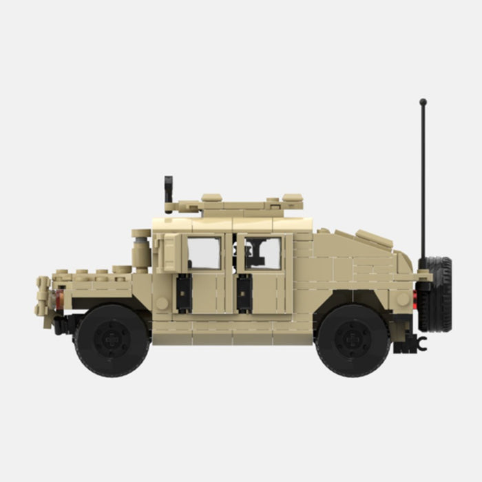 Desert HUMVEE 4 Modern Military Vehicle Building Blocks-LesDiy-Building Blocks-