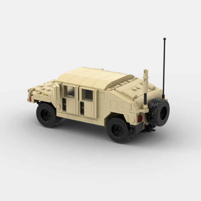 Desert HUMVEE 5 Modern Military Vehicle Building Blocks-LesDiy-Building Blocks-