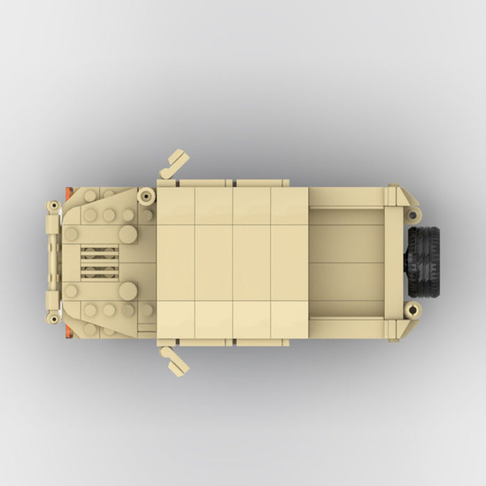Desert HUMVEE 6 Modern Military Vehicle Building Blocks-LesDiy-Building Blocks-