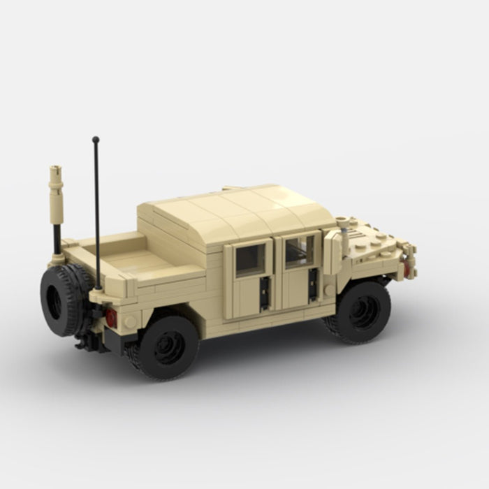 Desert HUMVEE 6 Modern Military Vehicle Building Blocks-LesDiy-Building Blocks-