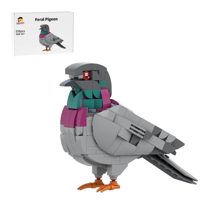 Designer SKABRAM's bird animal collection Building Blocks (8 MOCs) - LesDiy - Building Blocks - MOC - 172607 Great Spotted Woodpecker