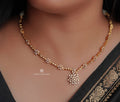 Diamond Look White Stone Necklace