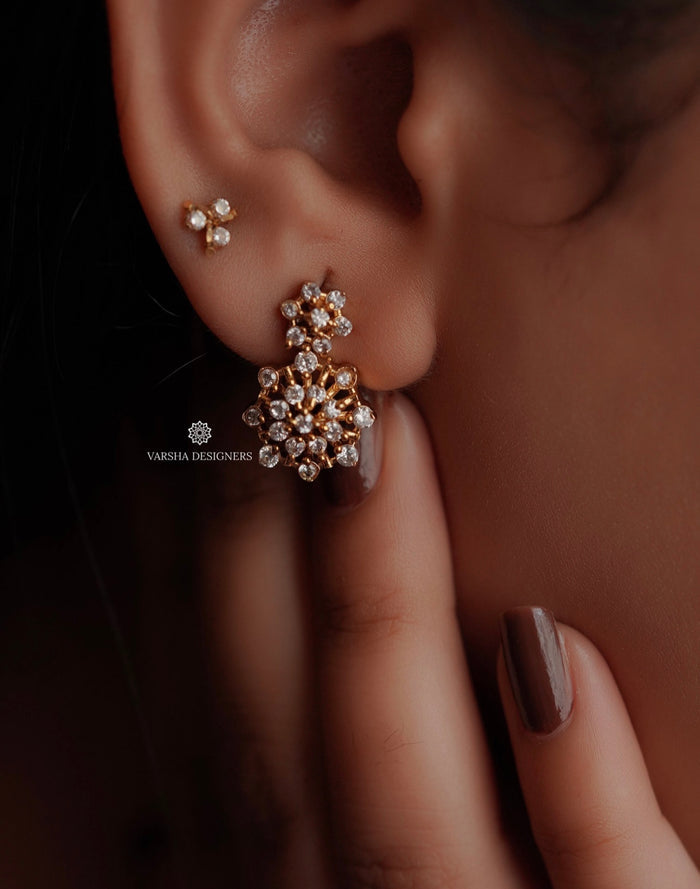Diamond Look White Stone Necklace