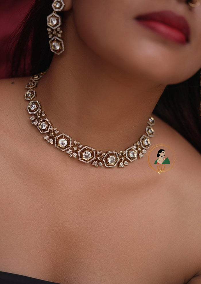 Diamond Look Zircon Stone Necklace