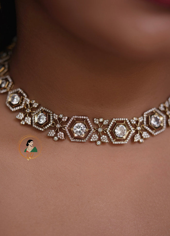 Diamond Look Zircon Stone Necklace