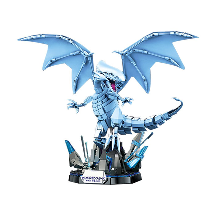 DIY Blue - eye White Dragon Model Building Blocks Set Toys - LesDiy -