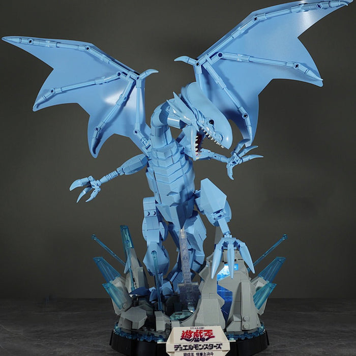 DIY Blue - eye White Dragon Model Building Blocks Set Toys - LesDiy -