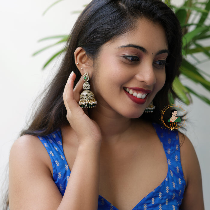 Emerald Victorian Jhumka