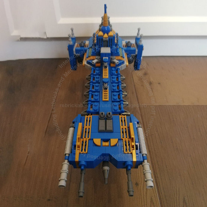 Emperor Incarnatus Airship Assembly Model Building Blocks - LesDiy -