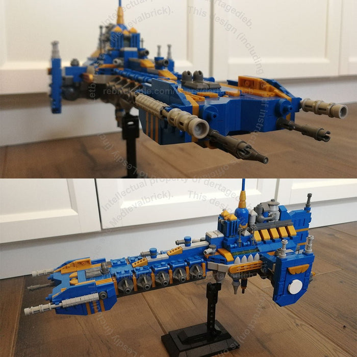 Emperor Incarnatus Airship Assembly Model Building Blocks - LesDiy -