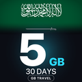 eSIM Arabia Saudită 5 GB, 30 DAYS — GB Travel
