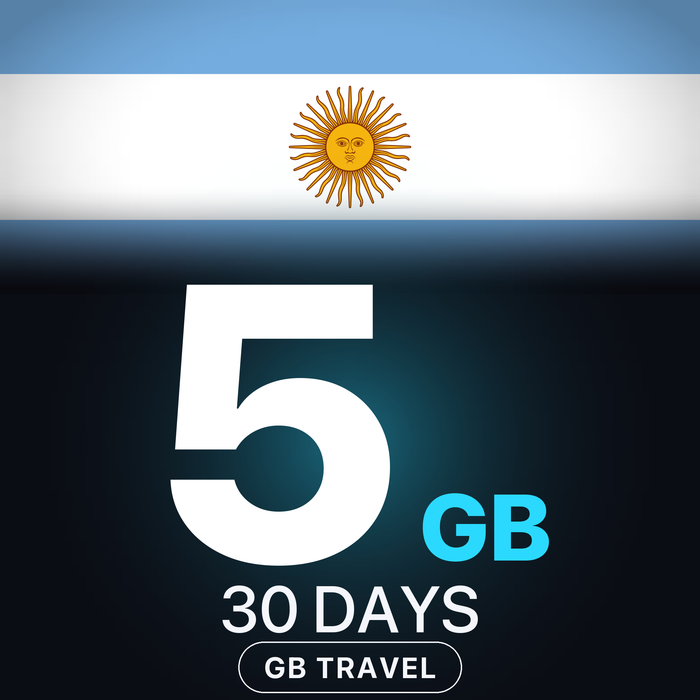 eSIM Argentina 5 GB, 30 DAYS — GB Travel
