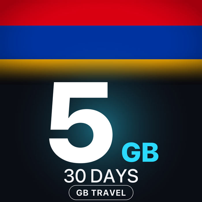 eSIM Armenia 5 GB, 30 DAYS — GB Travel