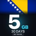 eSIM Bosnia și Herțegovina 5 GB, 30 DAYS — GB Travel