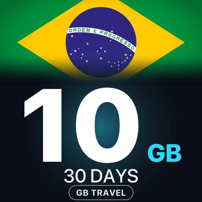 eSIM Brazilia 10 GB, 30 DAYS — GB Travel