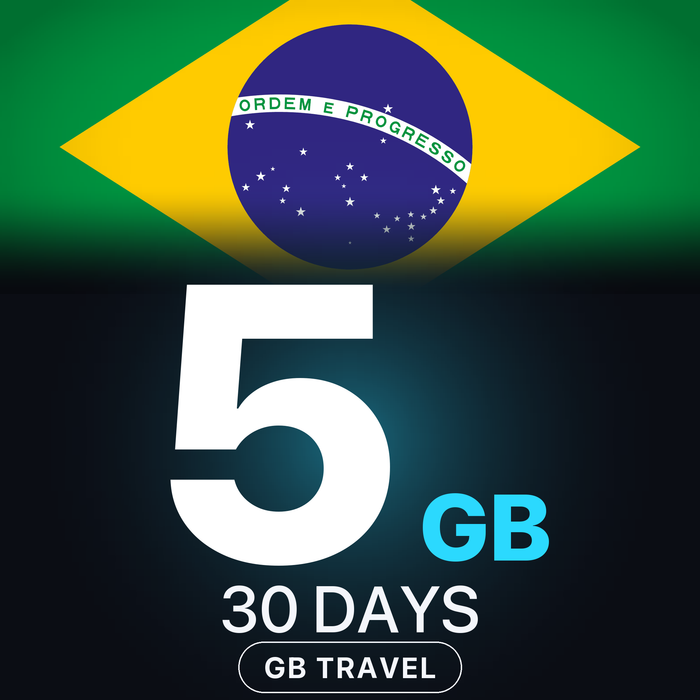 eSIM Brazilia 5 GB, 30 DAYS — GB Travel