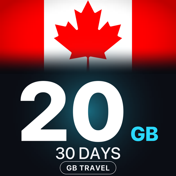 eSIM Canada 20 GB, 30 DAYS — GB Travel