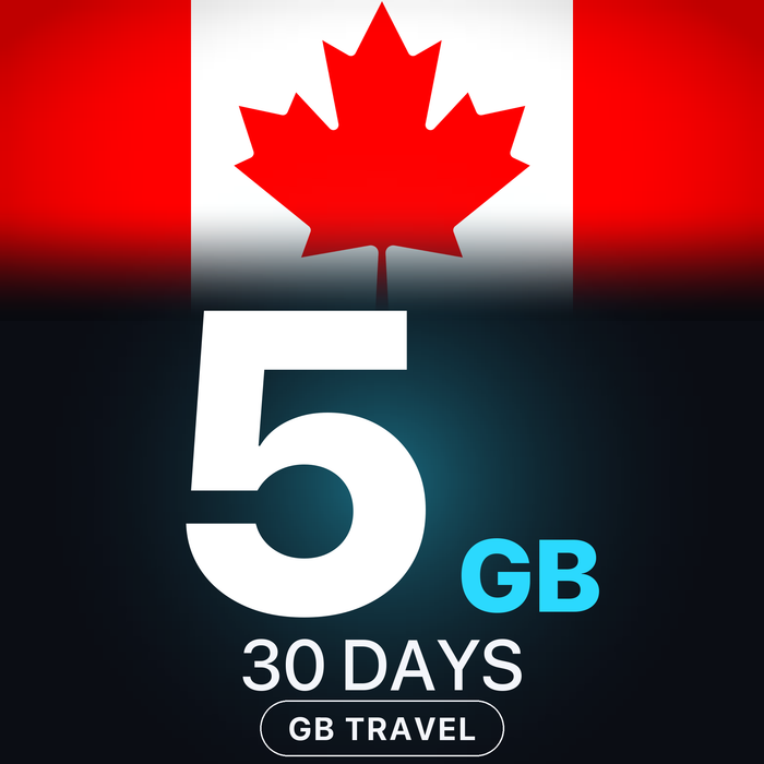 eSIM Canada 5 GB, 30 DAYS — GB Travel
