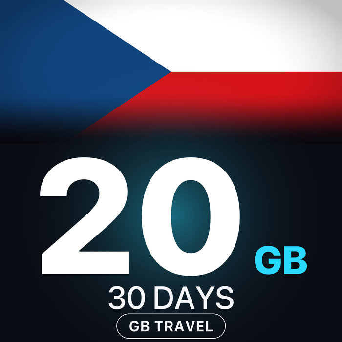eSIM Cehia 20 GB, 30 DAYS — GB Travel