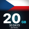 eSIM Cehia 20 GB, 30 DAYS — GB Travel