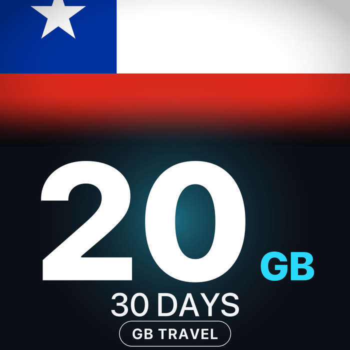 eSIM Chile 20 GB, 30 DAYS — GB Travel