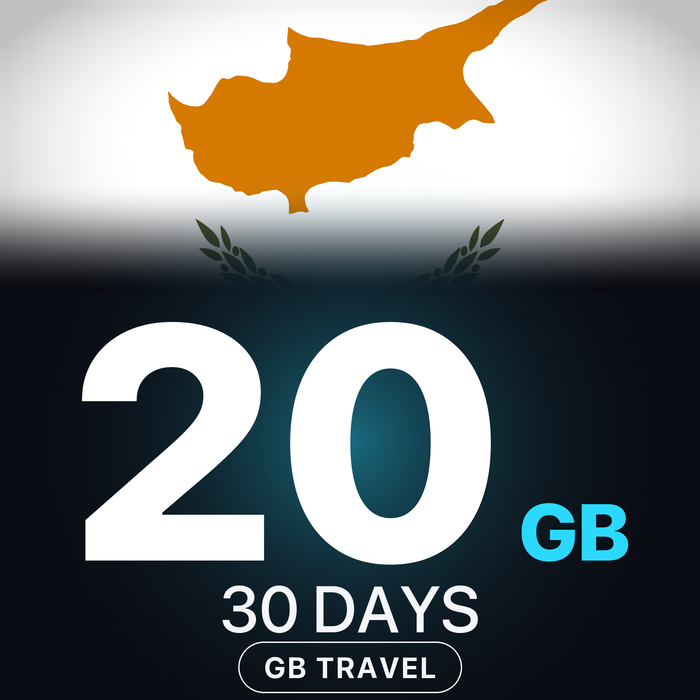 eSIM Cipru 20 GB, 30 DAYS — GB Travel