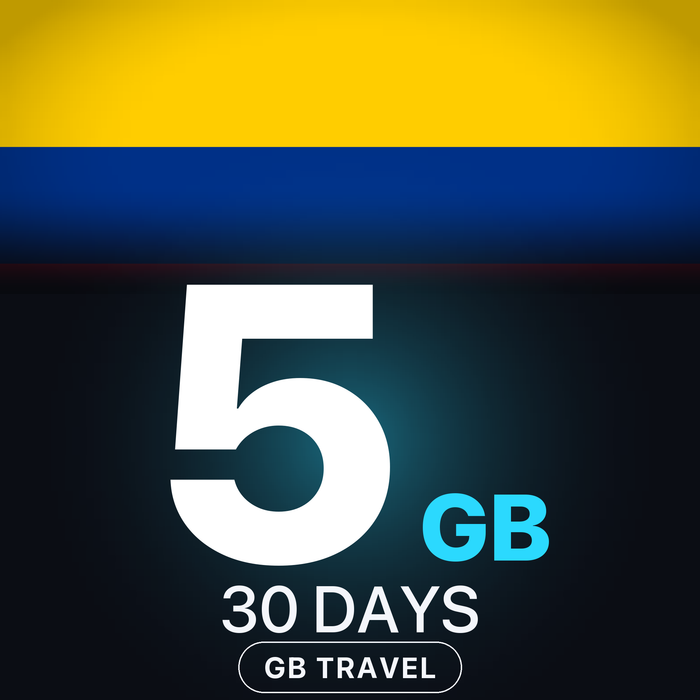 eSIM Columbia 5 GB, 30 DAYS — GB Travel