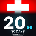 eSIM Elveția 20 GB, 30 DAYS — GB Travel