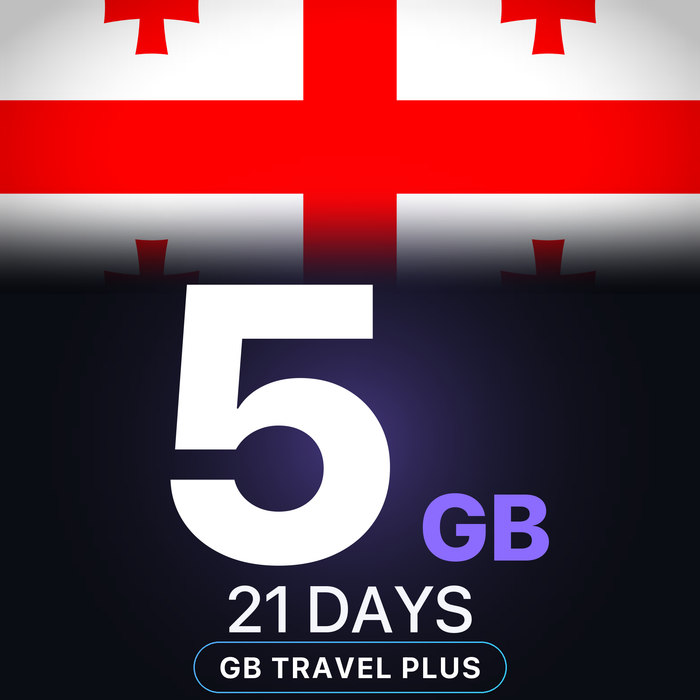 eSIM Georgia 5 GB, 21 DAYS — GB Travel Plus