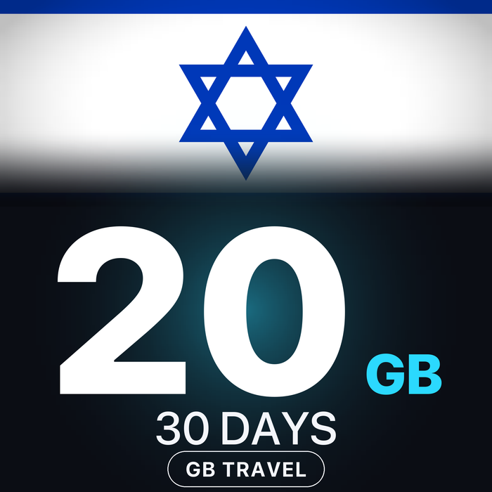 eSIM Israel 20 GB, 30 DAYS — GB Travel