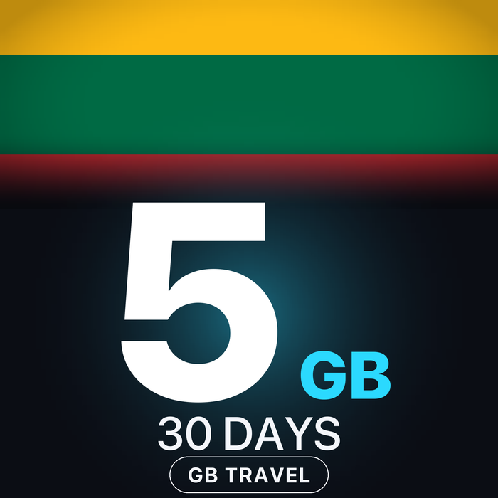 eSIM Lituania 5 GB, 30 DAYS — GB Travel