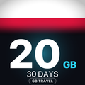 eSIM Polonia 20 GB, 30 DAYS — GB Travel