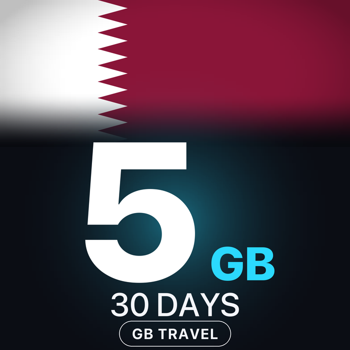 eSIM Qatar 5 GB, 30 DAYS — GB Travel
