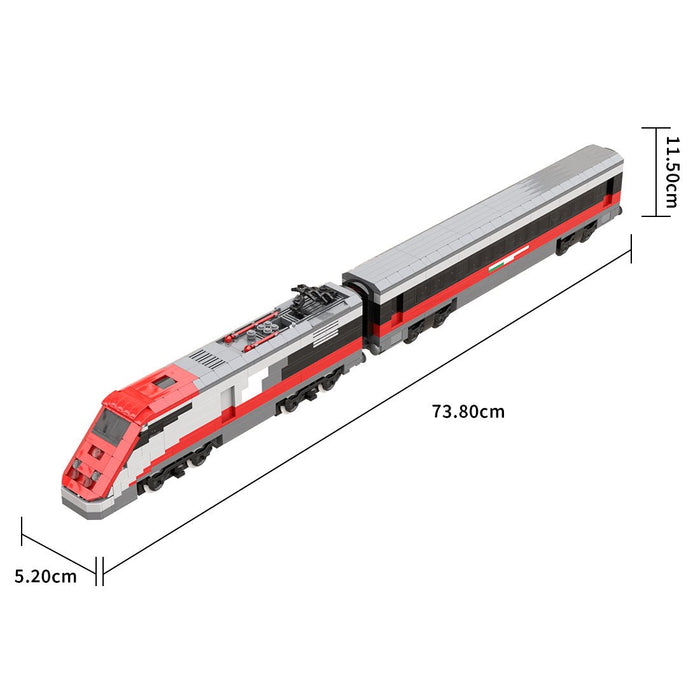 ETR 500 Italian Train Building Blocks(Dynamic version) - LesDiy - Locomotive -